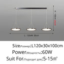 GobekUsa LED Chandelier Lights for Modern Indoor Living Room, Bedroom & Dining Room