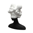GobekUsa Abstract Woman Figurine Resin Sculpture Home Decor Human Head Statue