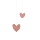 GobekUsa Heart Blossom Butterfly LED Chandelier for Children's Room