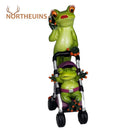 GobekUsa Frog Family Statue Set Home Decor Cute Animal Figurine Living Room Bedroom Desktop Accessory