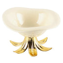 GobekUsa Golden Branches Ceramic Fruit Plate Tray Bowl Home Decoration Accessories