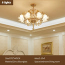 GobekUsa Crystal Luxury Ceiling Chandelier for Living Room, Hotel, Villa Lobby - Nordic Modern Lighting