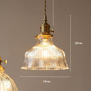 GobekUsa Green Glass LED Hanging Light Fixture Copper Socket Modern Pendant Lamp
