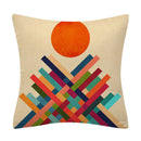 GobekUsa Geometry Pattern Cushion Cover Polyester Cotton Sofa Pillowcase Home Decor