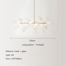 GobekUsa Elegant Glass LED Pendant Light for Living, Dining, Bedroom, Bar - Nordic Minimalist Design