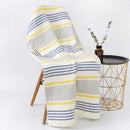 GobekUsa Japanese-Inspired Waffle Stripe Towel Set - Adult & Children Sizes