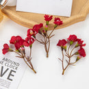 GobekUsa Artificial Flowers: Christmas Decor, Home Wedding Bouquet, Scrapbooking Bouquets