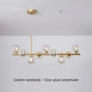 GobekUsa 9-Light Black LED Pendant Chandelier for Modern Living Spaces