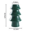 GobekUsa Christmas Tree Ceramic Vase Xmas Decor Table Flowers Room Decor