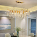 GobekUsa Gold Crystal Grapes Chandelier for Dining Living Room Bedroom