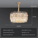GobekUsa Crystal Chandelier Duplex Spiral Staircase Post-modern Luxury Light