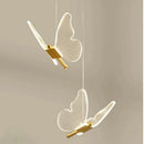 GobekUsa Butterfly Acrylic Chandelier LED Pendant Lamp for Home Indoor Lighting