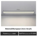 GobekUsa Black Linear LED Ceiling Lamp for Living Room, Aisle, Dining Room