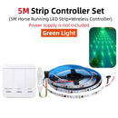 GobekUsa Flowing LED Strip Light: SMD 2835 Pixel Horse Race Tape Light with Wireless Controller