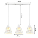 GobekUsa Industrial Wood Pendant Chandelier for Dinning Living Room Kitchen LED Fixture