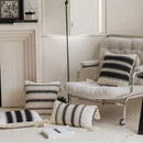 GobekUsa Jacquard Crochet Pillow Covers with Tassels - 60X60 Large Size Decorative Home Pillows