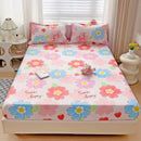 GobekUsa Japanese Style Thick Fitted Sheet for Queen/King Bed