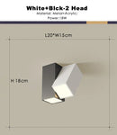 GobekUsa 22W Dimmable Square LED Ceiling Spot Light for Indoor Lighting