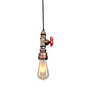 GobekUsa Industrial Pipe Chandelier Light for Home Decor and Dining Room