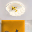 GobekUsa Kids Cloud Airplane Chandelier Ceiling Light for Children's Bedroom