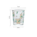 GobekUsa Cute Four-color Bear Rabbit Glass Tea Coffee Cup