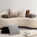 GobekUsa Geometric Texture Plush Cushion Cover - Modern Nordic Style Pillow Cases