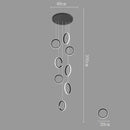 GobekUsa LED Pendant Lights: Modern Minimalist Hanging Chandelier for Living & Dining Room