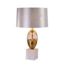 GobekUsa Crystal Fabric Table Lamp: Nordic Design for Bedside, Desk, Living Room & Bedroom