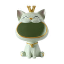 GobekUsa Lucky Cat Sculpture Storage Box Desk Decoration Miniature Figurine