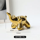 GobekUsa Golden Monkey Dog Rabbit Ceramic Balloon Animals Desk Ornament