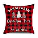 GobekUsa Christmas Elk Letter Pillowcase 45x45cm for Living Room