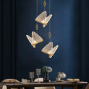 GobekUsa Acrylic Butterfly Chandelier Ceiling Lamp Indoor Lighting