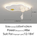 GobekUsa Cloud Airplane Chandelier: Modern Kids Bedroom Ceiling Lights