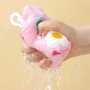 GobekUsa Cute Cartoon Animal Hand Towel Double Layer Thickened Towel for Kids Home Kitchen