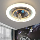 GobekUsa Astronaut Spaceman Planet Kids Room Ceiling Lamp