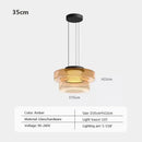 Nordic Glass Pendant Light in Green or Gray