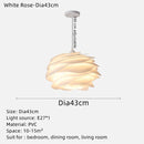 GobekUsa CARMINA Rose Flower Pendant Lights for Kitchen Bedroom Living Room