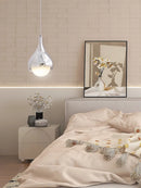 GobekUsa LED Water Droplet Ceiling Chandelier - Modern Bedroom Pendant Lamp