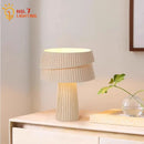 GobekUsa Cream Wind Mushroom Table Lamp LED E27 Retro Atmosphere Decor for Bedroom, Cafe