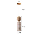 Wabi-Sabi Yellow Stone Pendant Light