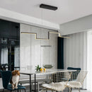 GobekUsa LED Ceiling Chandelier Dimmable for Dining Room Kitchen Bar Pendant Lamp