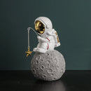 GobekUsa Electroplated Golden Astronaut Figurines, Creative Home Decor & Gifts