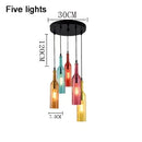 Nordic Glass Beer Bottle Pendant Light
