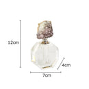 GobekUsa Gold-plated Agate Stone Perfume Bottle for Aromatherapy Essential Oils