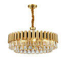 GobekUsa Gold Crystal Chandelier Lights LED Nordic Classic Living Room Lamparas