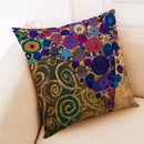 GobekUsa Ginkgo Leaves Linen Cushion Cover for Modern Home Decor & Living Room