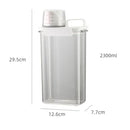 GobekUsa Laundry Powder Dispenser Container with Measuring Cup - Transparent Storage Jar