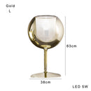 GobekUsa Glass Gold Table Lamp: Luxury Designer Desk Light for Elegant Living Spaces
