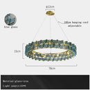 GobekUsa Butterfly Glass Chandelier for Elegant Dining Room Decor
