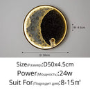 GobekUsa Astronaut LED Wall Lamp: Modern Nordic Resin Round Decor Light